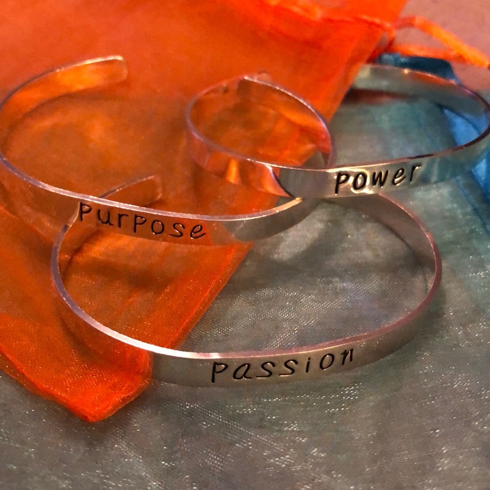 Inspirational Cuff Bracelets...Set of 3